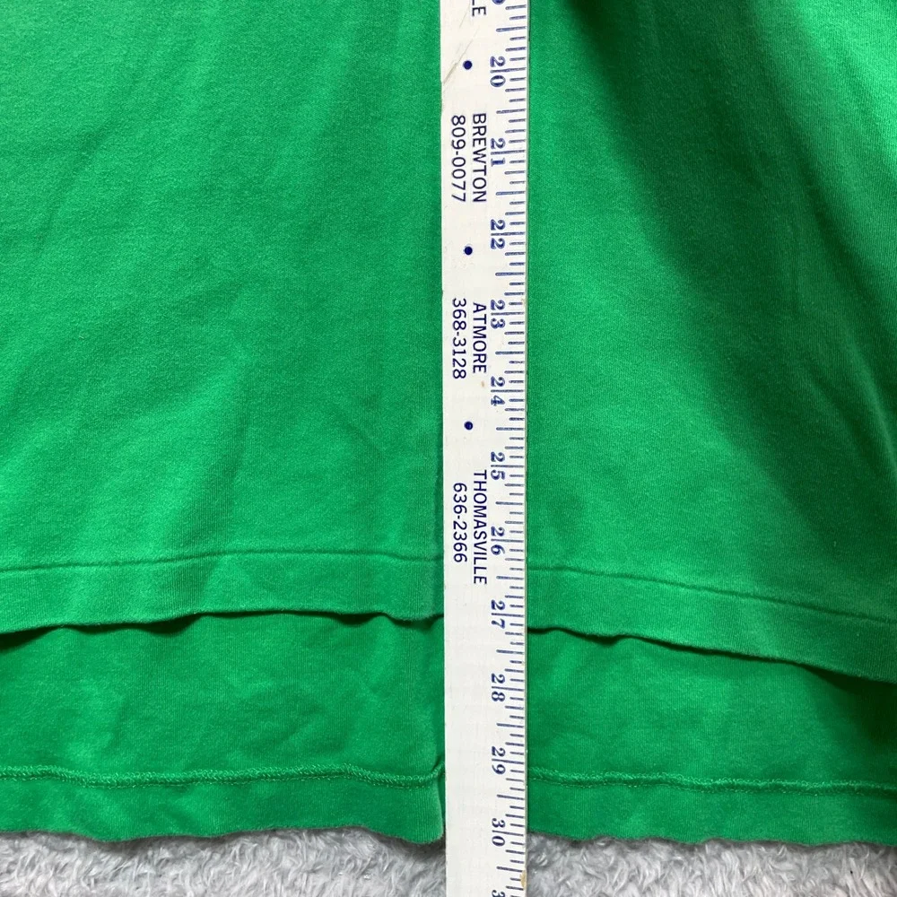 Polo Ralph Lauren Mens Green Short Sleeve Pique Polo Shirt Yellow Pony Size M